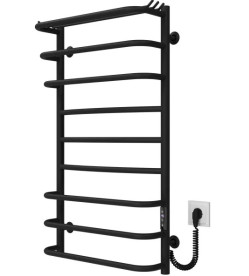 Электрический полотенцесушитель Deffi Юность П9 500х900 правое подключение JD03 черный C.YU.90.50.9.E.B.R.1