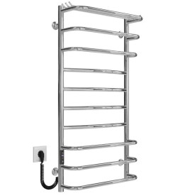 Електрична сушарка для рушників Deffi Юність П10 500х1000 ліве підключення JD03 хром C.YU.100.50.10.E.C.L.1