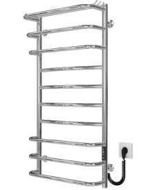 Электрический полотенцесушитель Deffi Юность П10 500х1000 правое подключение JD03 хром C.YU.100.50.10.E.C.R.1
