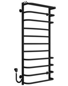 Електрична сушарка для рушників Deffi Юність П11 500х1100 ліве підключення чорний C.YU.110.50.11.E.B.L.5