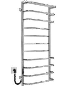 Электрический полотенцесушитель Deffi Юность П11 500х1100 левое подключение JD03 хром C.YU.110.50.11.E.C.L.1