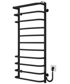 Електрична сушарка для рушників Deffi Юність П11 500х1100 праве підключення JD03 чорний C.YU.110.50.11.E.B.R.1