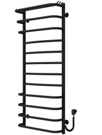 Електрична сушарка для рушників Deffi Юність П12 500х1200 праве підключення чорний C.YU.120.50.12.E.B.R.5