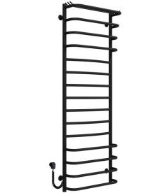Електричний сушарка для рушників Deffi Юність П15 500х1500 ліве підключення чорний C.YU.150.50.15.E.B.L.5