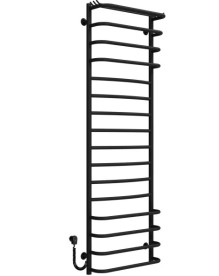 Електрична сушарка для рушників Deffi Юність П16 500х1600 ліве підключення чорний C.YU.160.50.16.E.B.L.5