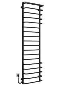 Электрический полотенцесушитель Deffi Юность П18 500х1800 левое подключение JD03 черный C.YU.180.50.18.E.B.L.1