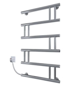 Электрический полотенцесушитель Deffi Змейка Люкс 500х800 левое подключение хром C.ZL.80.50.E.C.L.5