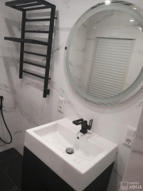 Електрична сушка для рушників Genesis-Aqua Aro 120х53 см чорний GA-40006