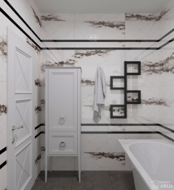 Электрический полотенцесушитель Genesis-Aqua Fito 80х53 см черный GA-4604