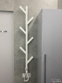 Электрический полотенцесушитель Genesis-Aqua Albero 100 см нержавеющая сталь белый GA-38042