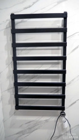 Электрический полотенцесушитель Genesis-Aqua Basis 100x53 см черный GA-10005