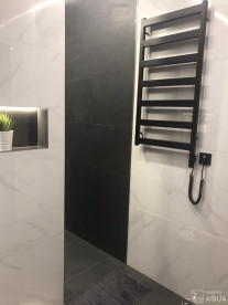 Электрический полотенцесушитель Genesis-Aqua Nova 80x53 см черный GA-2304