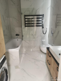 Электрический полотенцесушитель Genesis-Aqua Barker 120x55 см черный GA-2404