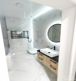 Электрический полотенцесушитель Genesis-Aqua Barker 120x55 см черный GA-2404