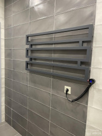 Електрична рушникосушка Genesis-Aqua Omnia 120x55 см чорний GA-2604