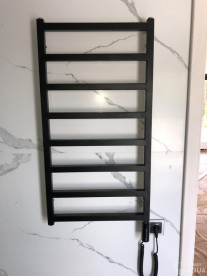 Электрический полотенцесушитель Genesis-Aqua Bud 120x53 см черный GA-30006