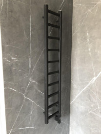 Электрический полотенцесушитель Genesis-Aqua Scala 120x25 см черный GA-3604