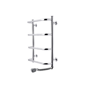 Электрический полотенцесушитель Kroner Скоба 600х500/4 ЕR правое подключение хром ДС08ER