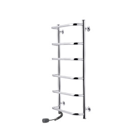 Электрический полотенцесушитель Kroner Скоба 800х500/6 EL левое подключение хром ДС10EL