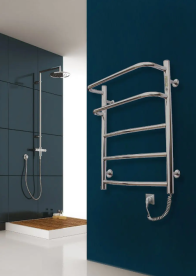 Електрична сушка для рушників Kroner Каскад дуга 600x500/5 ER (Сб1-С1-Д3) праве підключення хром ДКД01ЕR