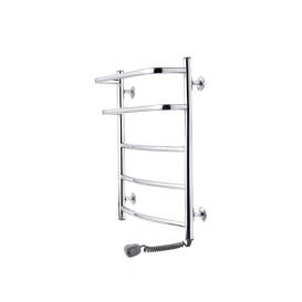 Електрична сушка для рушників Kroner Каскад дуга 600x500/5 ER (Сб1-С1-Д3) праве підключення хром ДКД01ЕR