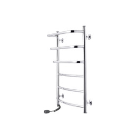 Электрический полотенцесушитель Kroner Каскад дуга 700x500/6 ER (Сб1-С1-См1-Д3) левое подключение хром ДКД02ЕL