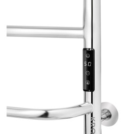 Электрический полотенцесушитель Kroner KRP Stil STL-ER80x50-7 55х80 см нержавеющая сталь CV036345