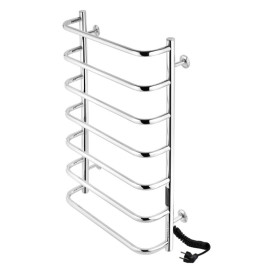 Электрический полотенцесушитель Kroner KRP Stil STL-ER80x50-7 55х80 см нержавеющая сталь CV036345