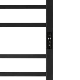 Электрический полотенцесушитель Kroner KRP Hitze-Stern SCH8753-10T 53х87 см нержавеющая сталь черный CV035345