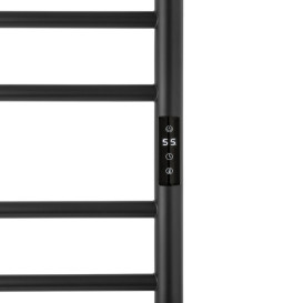 Електрична сушка для рушників Kroner KRP Hitze-Stets SCH8753-10T 53х86,5 см нержавіюча сталь чорний CV035347