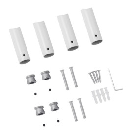 Електрична сушка для рушників Kroner KRP Hitze-Stets WEI8753-10T 53х86,5 см нержавіюча сталь білий CV035348