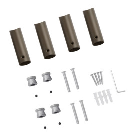 Електрична сушка для рушників Kroner KRP Hitze-Stets GRP8753-10T 53х86,5 см нержавіюча сталь хакі CV035349