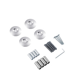 Електричний сушка для рушників Kroner Канна ДК059040-8EL 44х90 см нержавіюча сталь хром CV032309