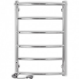 Электрический полотенцесушитель Laris Еврофлеш П6 500x800 Э с полкой подключение слева хром 73207610