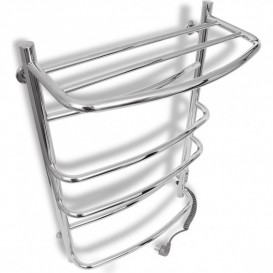 Електрична сушарка для рушників Laris Єврофлеш П6 500x800 Е з полицею підключення праворуч хром 73207611