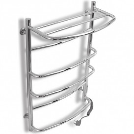 Електрична сушарка для рушників Laris Єврофлеш П6 500x800 Е з полицею підключення праворуч хром 73207611