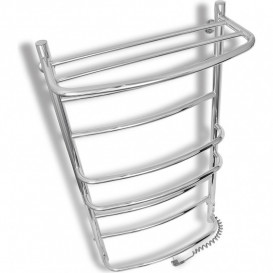 Електрична сушарка для рушників Laris Єврофлеш П8 500x1000 Е з полицею підключення праворуч хром 73207613