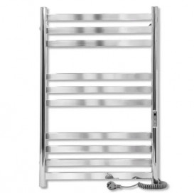 Електрична сушарка для рушників Laris Кватро П10 500Х800 Е підключення праворуч хром 73207657