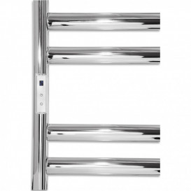 Електрична сушарка для рушників Laris Класік Преміум П9 500x800 Е підключення зліва хром 73207662