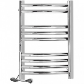 Електрична сушарка для рушників Laris Класік Преміум П9 500x800 Е підключення зліва хром 73207662