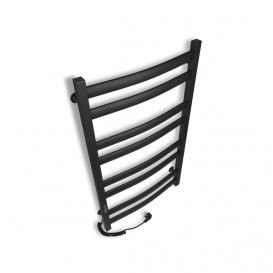Электрический полотенцесушитель Laris Зебра Атлант ЧФЧ8 500x900 Э подключение слева R3 черный 73207620