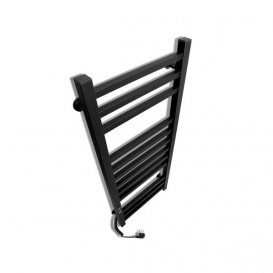 Электрический полотенцесушитель Laris Зебра Имидж ЧКЧ12 350х900 Э подключение слева R3 черный 73207654