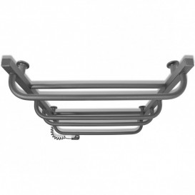 Электрический полотенцесушитель Laris Зебра Комфорт ЧКЧ6 500x600 Э подключение слева R3 черный 73207640