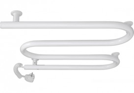 Електричний полотенцесушитель Laris Зебра Змійовик 25 ЧК3 Е 500x500 мм лівий 75201019