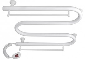 Електричний полотенцесушитель Laris Зебра Змійовик 25 ЧК3 Е 500x500 мм лівий 75201037