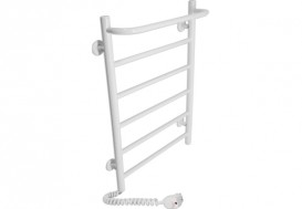 Электрический полотенцесушитель Laris Зебра Прайм ЧК6 Э 400x600 мм левый 75201023