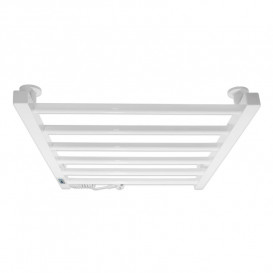 Електричний полотенцесушитель Laris ЗЕБРА АЛЬФА ЧК6 400х600 Е (підключення зліва) білий 77700067