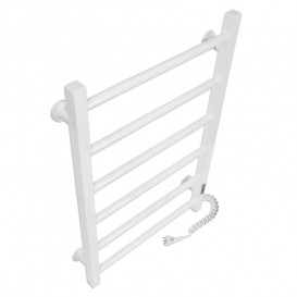 Електричний полотенцесушитель Laris ЗЕБРА АЛЬФА ЧК6 400х600 Е (підключення праворуч) білий 77700068