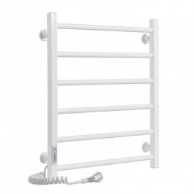 Электрический полотенцесушитель Laris ЗЕБРА АЛЬФА ЧК6 500Х600 Э (подключение слева) белый 77700069