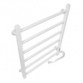 Электрический полотенцесушитель Laris ЗЕБРА АЛЬФА ЧК6 500Х600 Э (подключение справа) белый 77700070